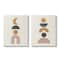 Stupell Industries Sun and Moon Bohemian Symbols Neutral Primary Canvas Wall Art
